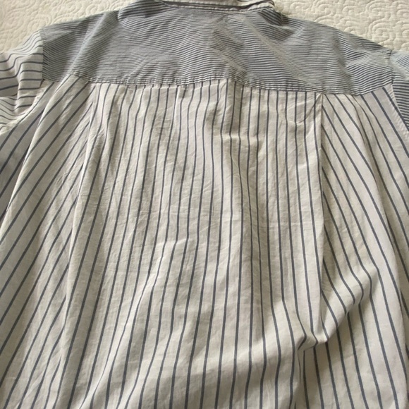 Sonoma Oversized Tunic Button Up Shirt Street Style Normcore Coastal Cowgirl - Picture 11 of 13